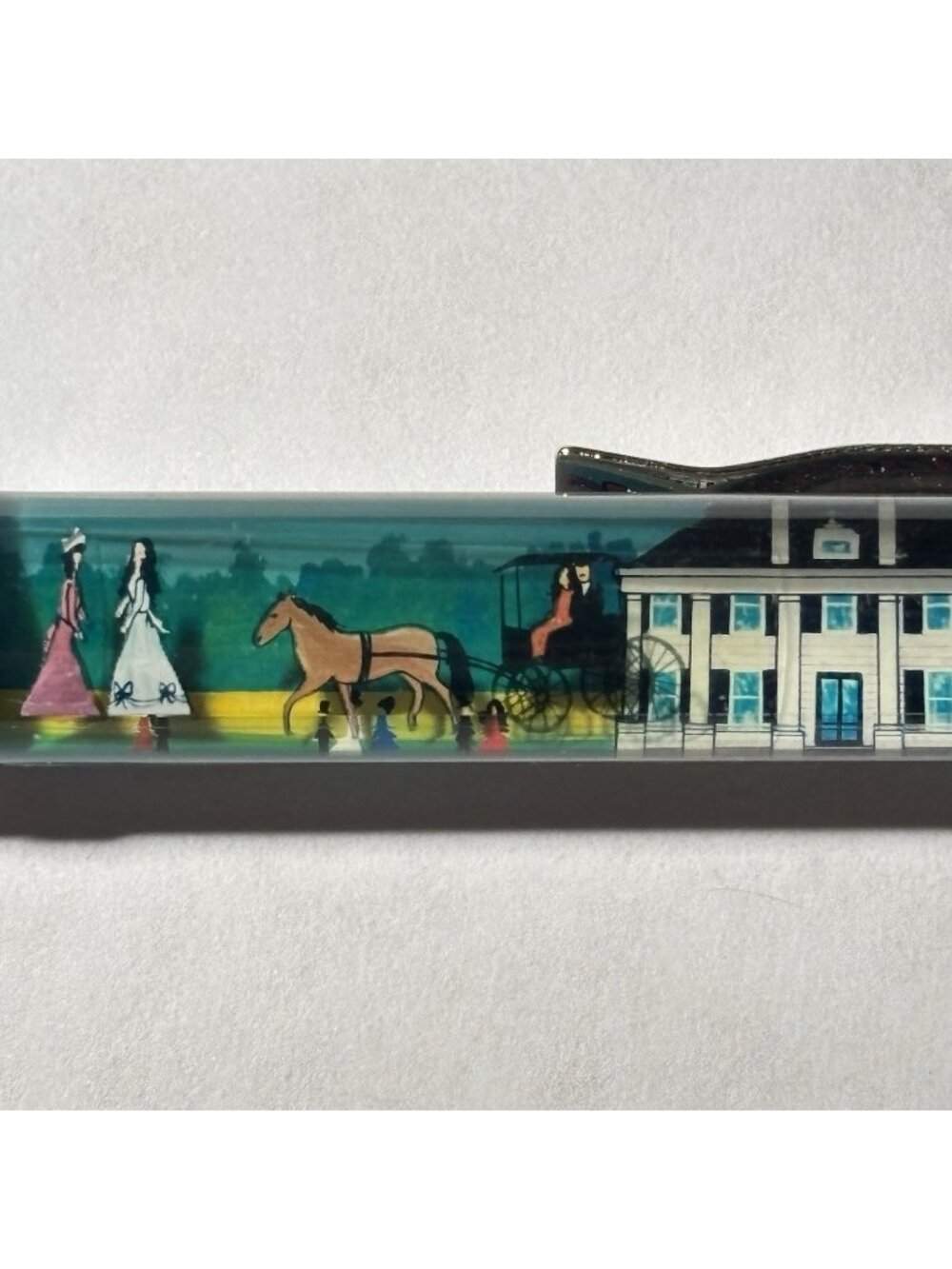 Atlanta Georgia Floaty Pen Horse Drawn Carriage Moves by Southern Mansion Belles